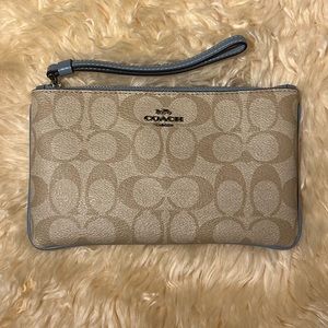 Coach Monogram Wristlet